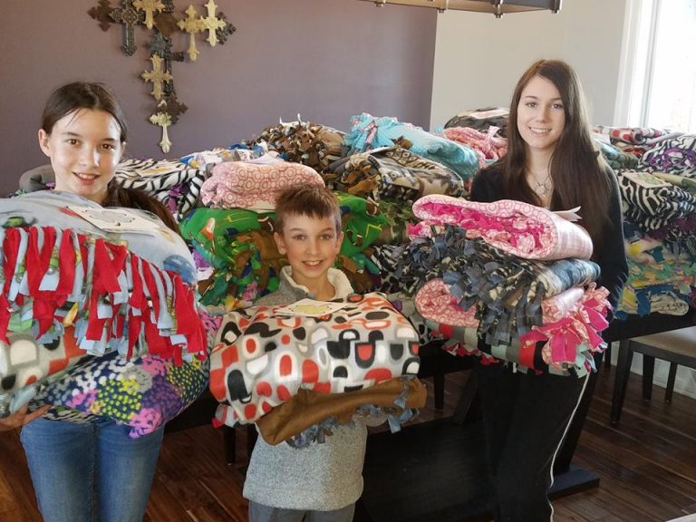 Washington Co. 4H’ers make, donate 150 blankets to children’s hospital
