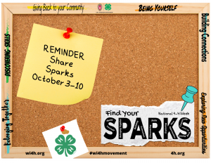 share your sparks 4-H Week