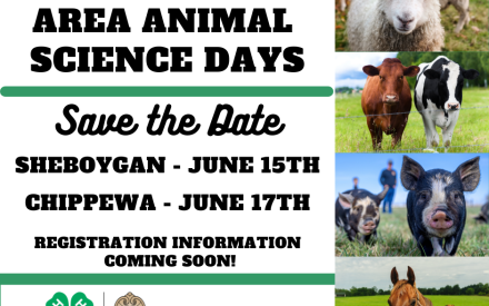 4-H Area Animal Science Days – Save the Date!