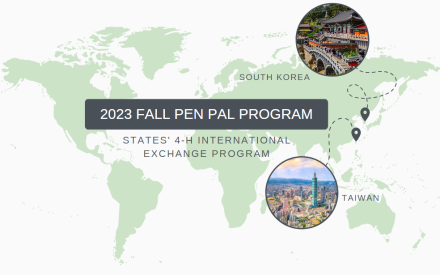 States’ 4-H International Announces Fall 2023 Pen Pal Program!