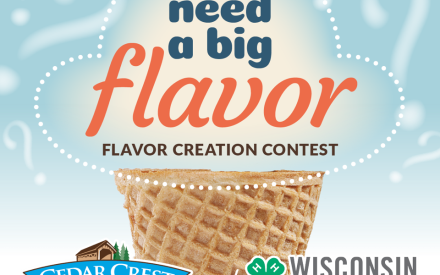 4-H Clubs Invited to Create New Cedar Crest Ice Cream Flavor: Entries Now Being Accepted