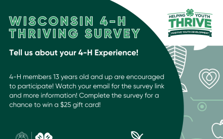 4-H Thriving Survey — Watch Your Inbox!