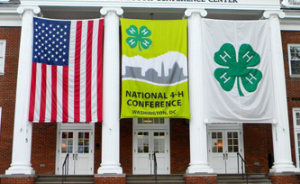 3 vertical banners for National 4-H Conference