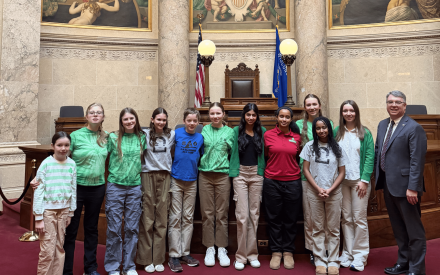 La Crosse County 4-H youth leaders embark on a civic experience in Madison