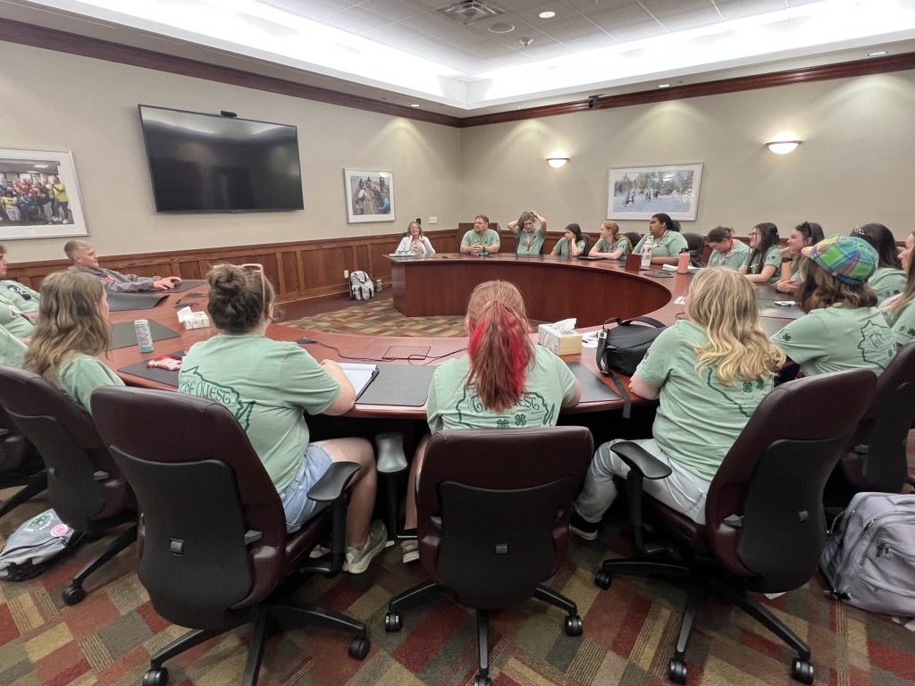 Leadership ambassadors participating in Summer Academy