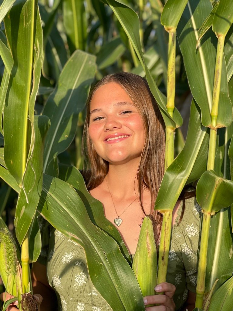 Grace Valeria, 2026 awardee of the Harold and Irene Hendrickson Memorial Scholarship.