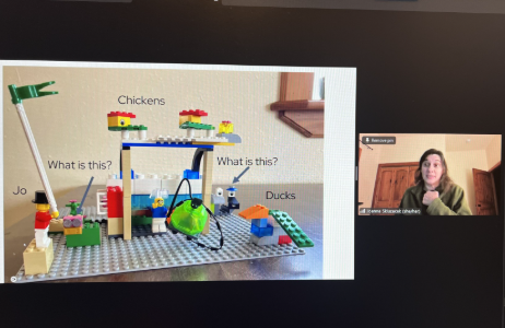Winter Academy Leadership team virtually discusses how LEGOs can help build soft skills.